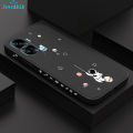 ZeroQiQi for Honor 90 Lite 5G Back Cover Cute Cartoon Starry Astronaut Phone Cover Soft Anti Drop Ultra Thin Phone Case. 