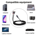 USB C to RCA Audio Cable Type-C to 2 RCA Cable 2RCA Jack Type C RCA Audio Cord for Phone Speaker Home Theater TV, 1M. 