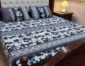 Bed sheet Cotton Satin King size (95*90) Premium Quality. 