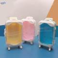 1/12 Mini Trolley Luggage,Doll House Scenery Pretend Play Toy,Miniature Trunk Living Room Furniture. 