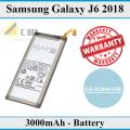 Samsung Galaxy J6 2018 Battery EB-BJ800ABE Replacement Premium Quality 3000mAh For Samsung Galaxy J6 2018. 