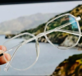Eldorado Transparent Lightweight Anti Glare UV Eyeglasses For Men and Women White Glasses for Boys and Girls. 