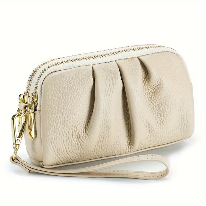 Elegant%20Genuine%20Leather%20Handheld%20Bag%20%E2%80%93%20Women%E2%80%99s%20Dual%20Zipper%20Wallet%20for%20Phone%20&%20Essentials%20-%20Image%202