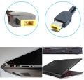 Genuine Lenovo Square Pin Laptop Charger 20V 3.25A (65W) - Fast Charging USB Type Adapter with Power Cable Included. 
