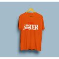 The Joker Print Round Neck Half Sleeve T-Shirt For Men. 