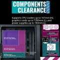 Cooler Master CMP 520 ARGB ATX PC Case 3 Fans Included Mid-Tower Asymmetrical Crystal Front Panel Design, Mesh Front Panel, Tempered Glass Panel. 
