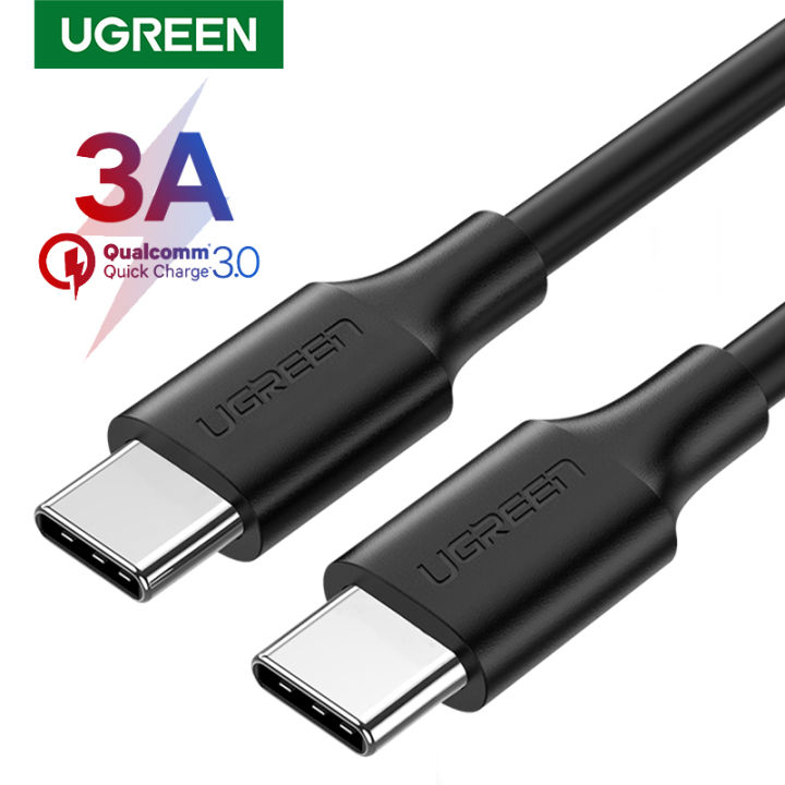 Ugreen USB C to USB Type C for Samsung S20 PD 60W Cable for MacBook iPad iPhone 15 Quick Charge 3.0 USB-C Fast USB Charge Cord Girlymax Store