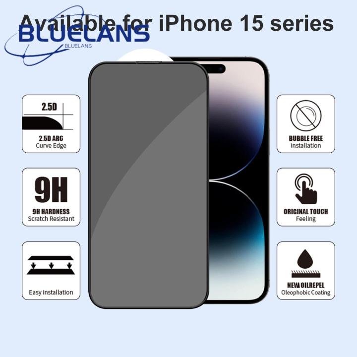 Front Camera Protection Screen Protector Premium Tempered Glass Screen Protector for Iphone 15 Series Scratch-resistant Bubble-free Ultra-thin High-transparency Phone Film Ideal for Southeast Asian