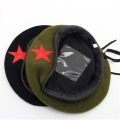 High Quality Wool Berets fashion Army cap Star Emblem Sailor Dance Performance Hat Trilby chapeau for men women unisex GH-400. 