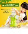 Slow Manual Juicer Fruits Vegetables Hand Juicer Suction Base Kids Juicer Ice cream Maker Juice Extractor Masticating Extruder Mixer grinder. 