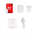 i15 white TWS Airpods_ with Super Sound & High Quality Touch Sensors True Stereo Headphones with Built in Mic 10m Transmission Bluetooth Wireless Earbuds , Charging Case Sport Headset for all Bluetooth Smart devices. 