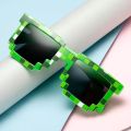 1pcs Game Minecraft Sunglasses Fashion Kids Action Toys Square New Minecrafter Glasses Children Cosplay Toys. 
