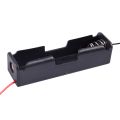 5pcs Black Storage Box Case Holder for 3.7V18650x1 Batteries. 