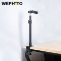 【AiBaby Store】（NEW）[ Ready Stock ]Kphoto Universal Table Desk Clamp Mount With 1/4' Screw Tip For Camera Camcorder Dslr Multi Mount Ring Light Stand Desk Mount. 
