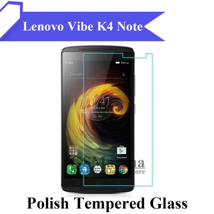 Lenovo Vibe K4 Note Tempered Glass Screen Protector Premium High Quality Polish Glass For Lenovo Vibe K4 Note