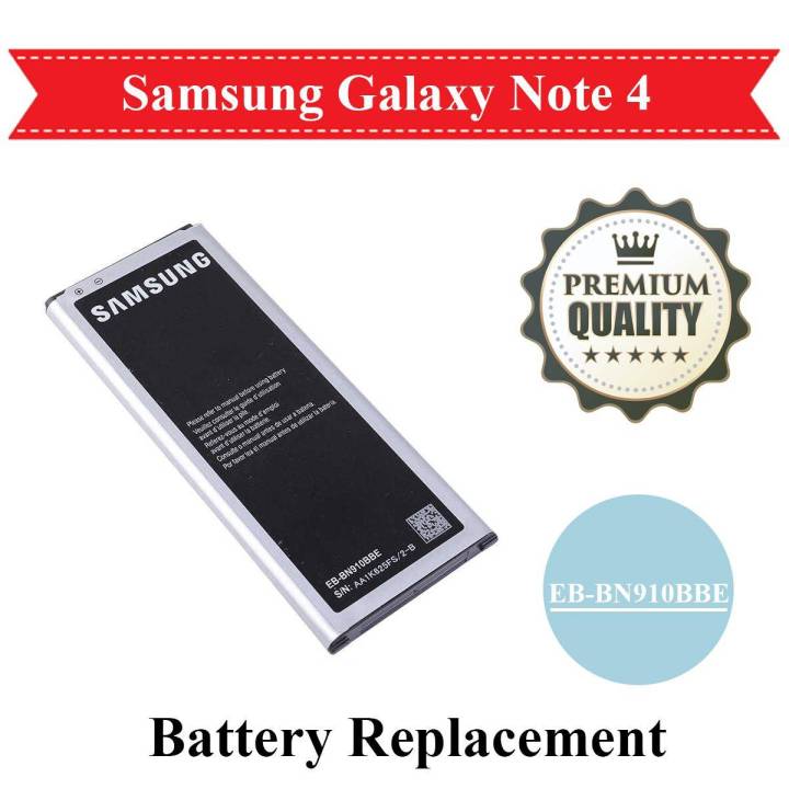 EB-BN910BBE Samsung Note 4 Battery Replacement EBBN910BBE For Galaxy Note4 3220mAh - Black
