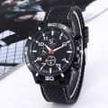 Men's Sports Watch Luxury Classic Chrono Dial Business Casual Quartz Gift. 