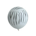 JUNGLE THEME LATEX BALLOONS PACK OF 25 ZEBRA THEME LATEX BALLOONS. 