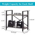 BON AUGURE Small Two Tier Floor Book Shelf | 1801. 