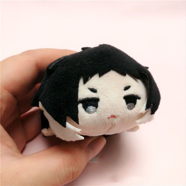 Bungo Stray Dogs Plush Toy Stuffed Pendant Daizai Osamu Nakahara Chuuya Ryunosuke Akutagawa Keychain Soft Doll Gift for Kids Fans
