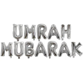 Umrah Mubarak Foil Balloon | Pack of 1 | 16 Inch  Each Balloons | For |  Celebration |. 