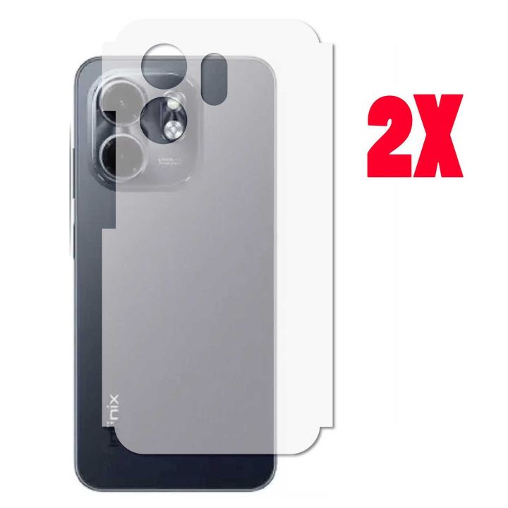 Infinix Smart 9 Hd Soft Skin Sheet Back Matte Protector Soft Film Protector For Infinix Smart 9 Hd - 2PCs