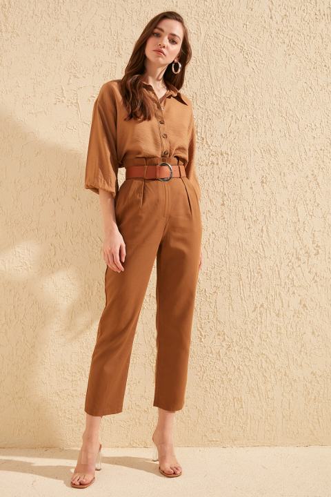 Trendyol%20Collection%20Camel%20Belt%20Pants%20TWOSS20PL0016%20-%20Image%203