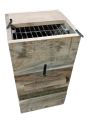 Kashmiri Raw Parrots Breading Box (Kikar Wood). 