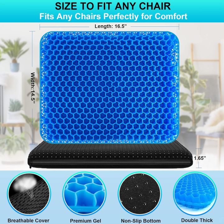 Non%20Slip%20Egg%20Sitter%20Gel%20Seat%20Cushion%20Soft%20Sitting%20Support%20Pad%20Cushion%20for%20Car%20and%20Office%20Chair%20Seat%20Pads%20Breathable%20Honeycomb%20Bike%20seat%20foam%20-%20Image%206