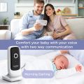 Hubble Connected Nursery View Premium Twin Cameras Video Baby Monitor with 5 Inch Screen, Infrared Night Vision, Split Screen, Digital Zoom and Room Temperature Sensor Baby Monitor Camera. 