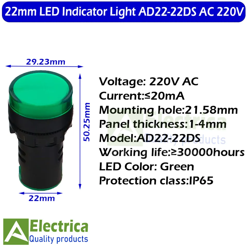 Led Indicator Light, Size: 22.mm At ₹ 10/piece In Coimbatore | ID - Foto 6