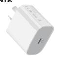 NOTOW 5V 3A 9V 2A AU/US/EU/UK Plug 18W PD USB Type C Wall Charger Travel Power Adapter Quick Fast Charger For iPhone 12 Samsung. 