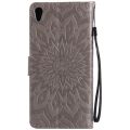【BestGO】TEC  Sony Xperia XA Ultra case / F3211 / F3212 / F3215 / F3216 case,[Embossed Sunflower][Pu Leather]and[TPU]Wallet,Card slot,Stand Case for Sony Xperia XA Ultra(6.0")(). 