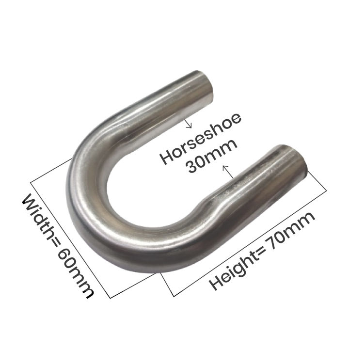 1pcs U shaped 70x60x15mm A horseshoe Pulling Power 4kg.