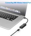 Rankie USB Network Adapter, USB 3.0 to RJ45 Gigabit 10/100/1000 Mbps Ethernet Internet Adapter (Black) Network Interface Controller Adapter. 