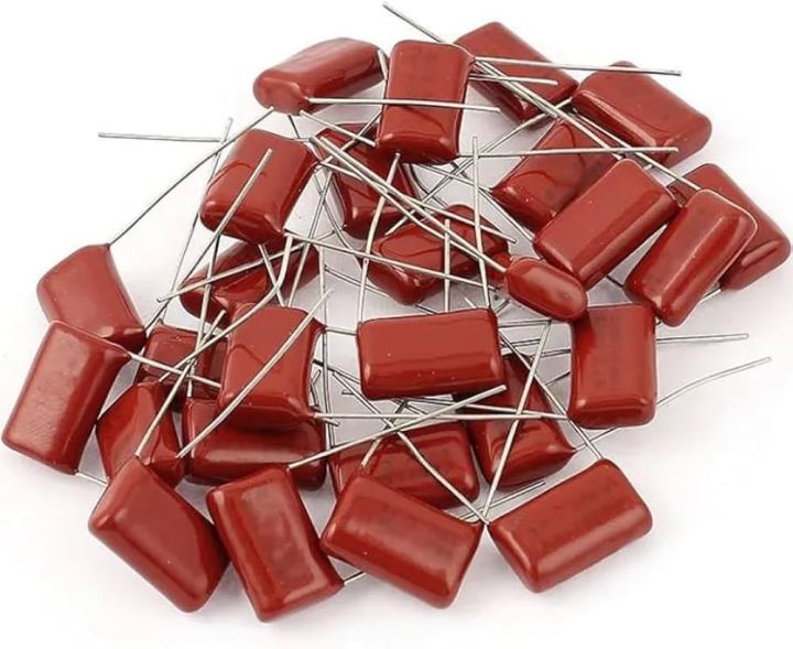 2/5/10 Pcs 105J630V High Voltage Metalized Polyester Film Capacitor | 105J 630V CBB22 Capacitor | Ideal for Audio Circuits, Power Supplies, LED Drivers, SMPS, Amplifiers & Electronic Repairs | Stable, Durable & Heat Resistant