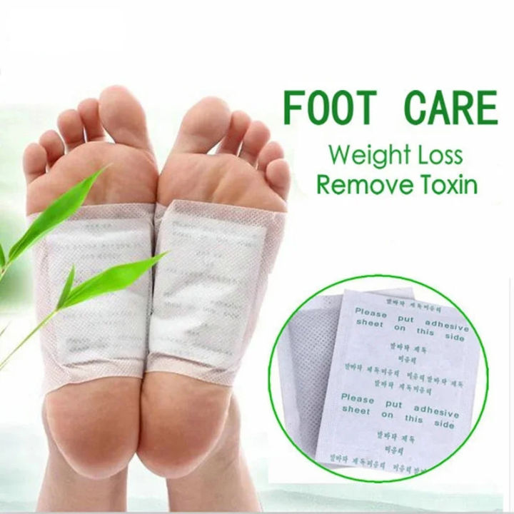 20pcs=(10pcs Patches 10pcs Adhesives) Weight Loss Detox Foot Pads Slimming Detoxify Remove Toxins Foot Sticker Foot Care Pads