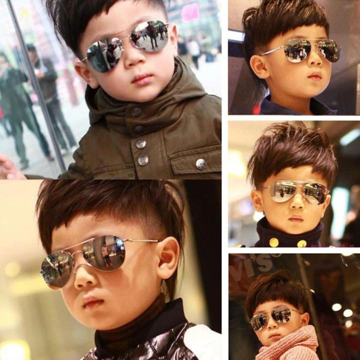 【hot】 2019 Sunglasses New Fashion Baby Kids Boy Girl Pilot Sunglasses Metal Frame Goggles Glasses For Kids Children