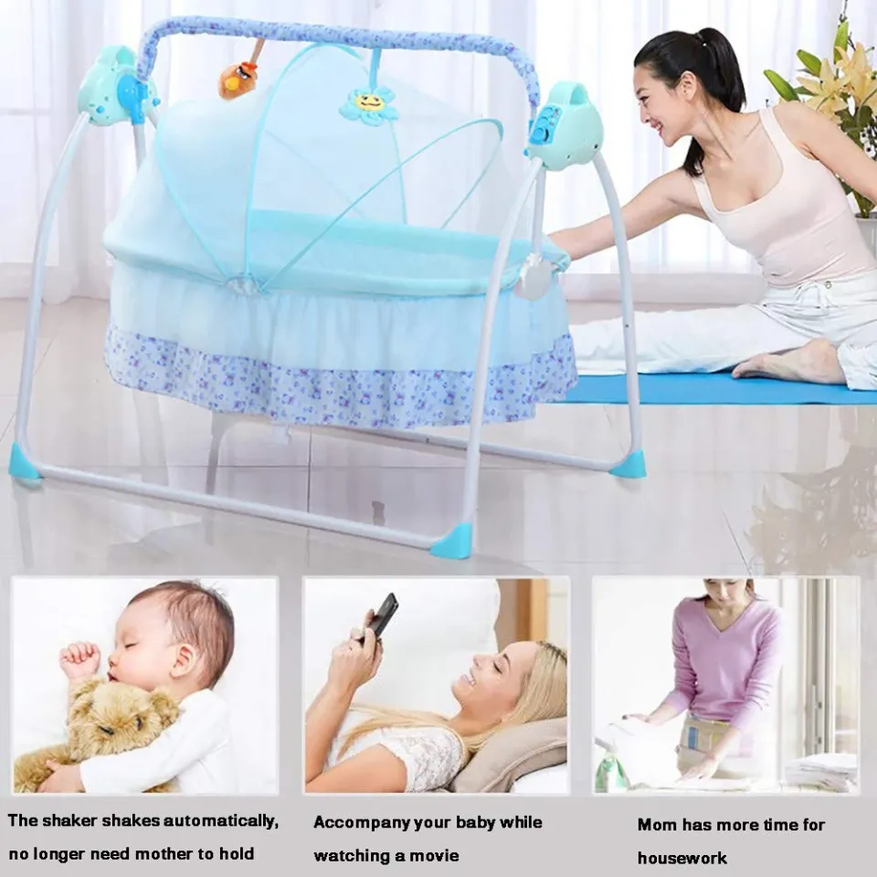 Rocking Chair Baby Crib Rocking Automatic Baby Automatic Swinger