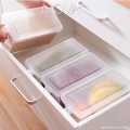 Home & Refrigerator Storage Box Transparent Sealed Rectangle Plastic Container with Lid and Handle By Golden Traders. 