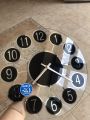 Rhythm (Japan) Glass Frame, Mirror Finish Value Added Wall Clock. 