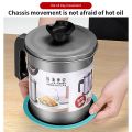 Oil Filter Pot Oil Strainer Pot Stainless Steel Grease Strainer Oil Storage Pot Oil Container Stainless Steel Oiler Tank Container Grease Keeper with Filter Dust Lid Non slip Handle for Frying Oil and Cooking Grease. 