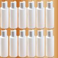 Pack of 12 Empty Plastic Push Bottle 100ml White / Empty Bottles for Hair Oil / Lotion Bottles Empty Push Bottles Hair Oil Empty Bottle. 