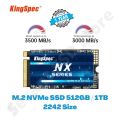 KingSpec NX Series M.2 2242 NVMe SSD PCI-e Gen 3.0 x 4 Solid State Drive 2242 SSD M2 Internal SSD for Laptop. 