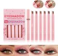 Eyeshadow Stick 2 In 1 Double Color Gradient Velvet Shadow Stick Eye Makeup Waterproof Lasting Shimmer Metallic Eyeshadow Makeup. 
