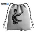 Tekken Bruce Lee vector Drawstring Bag. 