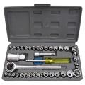 ORIGINAL - Aiwa 40 Pcs Socket Wrench Set Tool Kit Combination Set Small Travel Car Tool Set. 