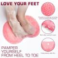 Silicone Bath Body Brush Scrubber Soft Rubbing Shower Massage Scraper Bathroom Non-slip Bath Mat Back Massage Brush Silicone Foot Wash Body Cleaning Bathing Tool Lazy Shower Scrubber Massager Back Easy Clean Body Care Wash Mat Remove Dead Skin. 