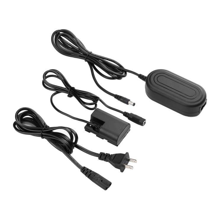 E6 AC Power Supply LP-E6 LP-E6N DC Coupler Dummy Battery Adapter Camera Charger for Canon EOS 5DS 5DS R 5D Mark II III IV 60D 60Da 6D 70D 7D 7D Mark II 80D DSLR(US Plug)