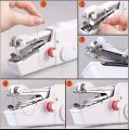 Mini Handy Stitch Machine - Portable Battery Operated Sewing Machine for Fabric, Clothing & Home Use | Handy Stitch Stapler for Travel & Quick Repairs | DIY Lightweight Sewing Tool for Adults & Kids - White Color. 